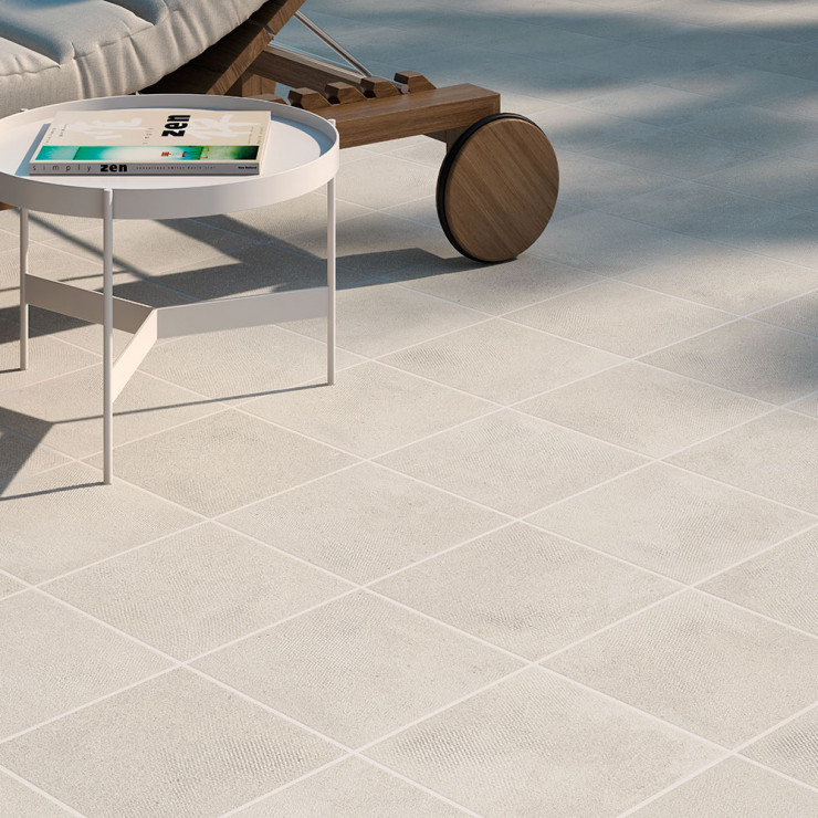 Utomhus Klinker Evoke Ljusgrå Matt 20x20 cm Tjocklek 20 mm-0